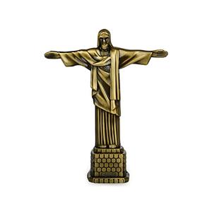 DS. DISTINCTIVE STYLE Metallic Statue of Jesus Figurine 7 Inch Christian Statue Model Bronze Jesus Statues for Home Decoration