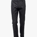 Men's Black Long Cargo Pants, XL