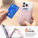 SURITCH for MagSafe Wallet with Find My Functionality, NFC Supported Card Holder with RFID Blocking, Magnetic Wallet with Adjustable Stand Selfie Stick for iPhone 17/16/15/14/13/12 Series, Pink