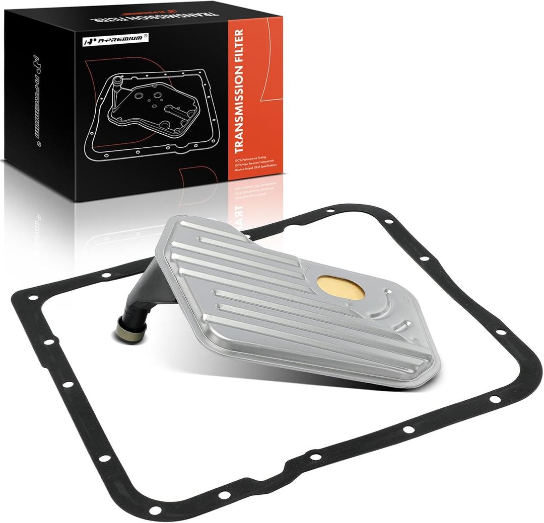 A-Premium Automatic Transmission Fluid Filter with Pan Gasket, Compatible with Chevrolet Silverado 1500, Impala, Tahoe, Camaro, Colorado, Suburban 1500 & GMC Sierra 1500, Yukon & Cadillac Escalade