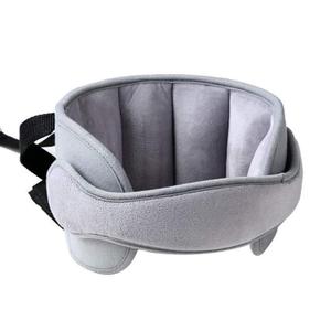 Child Car Seat Head Support - Baby Safety Car Seat Neck Relief Holder, Adjustable Head Band Strap Headrest, Baby & Kids Travel Accessories, Grey
