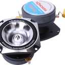 Super tweeters, Bullet Tweeters for Car Audio, 1 inch Tweeters, Speakers Car Audio, High Compression Titanium Super Bullet Tweeter with Crossover Capacitor (Pair) Loudspeakers