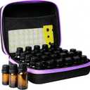 Essential Oil Storage Holder Organizer Carrying Case, 30 Bottles, Essential Oils Box for 5ml- 15ml Bottle Travel Storage Organizer Bag with Labels & Bottle Opener for doTERRA & Young Living