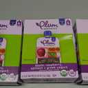 Plum Organics Stage 2 Organic Baby Food - Apple, Raspberry, Spinach, and Greek Yogurt - 3.5 oz Pouch (Pack of 4) - Organic Fruit and Vegetable Baby Food Pouch 3 Packs (BBD: 10/03/25)