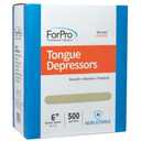 ForPro Professional Collection Senior Tongue Depressors, Large Wax Applicators, Wood Craft Sticks, 6 Senior Sized, Non-Sterile, 500-Count (Pack of 3)