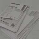 Business Voucher Check Stock - Computer Laser Checks - 500 Sheets, Check in Middle, Gold Marble