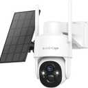 Armorcope Solar Security Cameras Wireless Outdoor,360 View Battery Powered with Spotlight Color Night Vision,2K WiFi Home Security,PIR Sensor,Wireless Easy Install, 2.4 GHz Wi-Fi