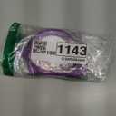 Purple Satin Ribbon 3/4 Inch x 25 Yards, Solid Color Fabric Ribbon for Gift Wrapping, DIY Crafts, Hair Bows Making, Wreath, Wedding Party Decoration and Sewing Projects