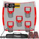 YNSZAS Football Throwing Target Net, Upgraded Weather Football Training Equipment Accessories (Only Net), Size 7 x 7
