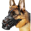 BARKLESS Dog Muzzle, Basket Muzzle for Biting, Chewing and Scavenging, Humane Cage Mouth Cover, Perfect for Grooming and Training Large Aggressive Reactive Dogs (L, Black)