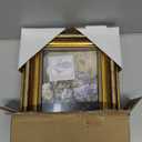 4x6 Picture Frames, Ornate Vintage Gold Photo Frames with HD Glass for Wall Decor or Tabletop Display, 4 x 6 gold picture frame with Distressed Rust-Like Finish, Retro Home Decor, 2 Pack