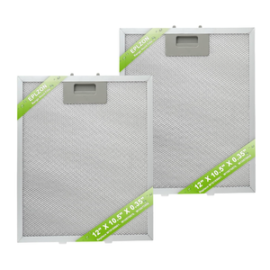 EPLZON W10169961A Range Hood Filter Replacement 5 Layer Aluminum Mesh Hood Grease Filter Fit for Whirlpool, Kitchen Aid, JennAir Range Hoods(2PCS)