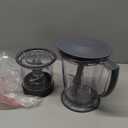 Ninja QB900B Master Prep Food Processor Blender with 48 oz Pitcher & 16 oz Chopping Bowl, Perfect for Frozen Blending & Chopping, 400 Watts, Dishwasher Safe, Countertop, Grey (Gray)