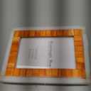 Handicrafts Home 4 by 6 Orange Picture FrameHandmade Rustic Photo Frame for Neutral Living Room Wall Art, Desk & Bedroom Picture Frame Perfect for Home Decor, Wedding, Graduation, Or Milestone Photos