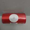 CT CRAFT LLC 6" x 25 Yards Red Double Face Satin Cut Edge Fabric Ribbon for Christmas Home Decor Gift Wrapping Crafts Wedding Ceremony Car Bow Christmas Holiday