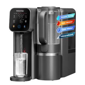 Waterdrop M6CG Hot & Cold Reverse Osmosis System Countertop, Mineral Added