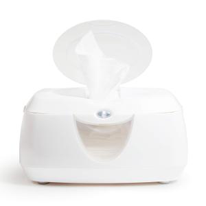 Munchkin Warm Glow Baby Wipe Warmer with Nightlight, Baby Wipes Warmer Dispenser for Newborn Diaper Changes, Holds 100 Wipes, White