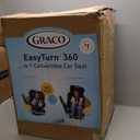 Graco EasyTurn 360 2-in-1 Convertible Car Seat, 360 Degree Rotating Infant to Toddler Rotating Car Seat, 2 Modes Forward and Rear Facing, Slim Design, Cyran