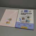Printers Jack Sublimation Paper - Heat Transfer Paper 100 Sheets 8.3" x 11.7" for Any Epson HP Canon Sawgrass Inkjet Printer with Sublimation Ink for T shirt Mugs DIY