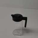 Amazing Abby - Slim Mini - Tritan Pitcher (48 oz), Unbreakable Plastic Water Pitcher with Lid, BPA-Free, Heat-Resistant, Dishwasher-Safe, Great for Iced and Hot Drinks, Indoors and Outdoors, Black