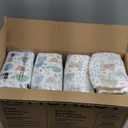 The Honest Company Comfort Dry Disposable Diapers for Sensitive Skin, Hypoallergenic, All The Alpacas + Turtle Time, Super Club Box Size 1 (814 lbs), 136 Count