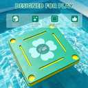 Floating Mahjong Table for Pool, No Assembly EVA Water Game Table Tray, Portable Swimming Pool Hot Tub Floating Board Game Table for Adults, Card Poker Domino Mahjong Game Summer Party Supplies