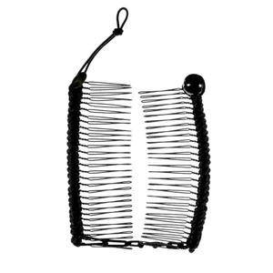HairZing Clip | Medium Stretchy Banana Hair Clips for Women - Snug Comb Clips for Thick, Thin and Curly Hair - Comfortable Hold All Day (1 Count (Pack of 1))