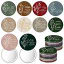 20 Pcs Christian Compact Mirror Bulk for Women Inspirational Bible Verse Pocket Mirrors Mini Purse Makeup Mirror Christian Easter Gift for Women History Month Mother's Day Church Party Favor (Retro)
