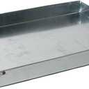 Heavy-Duty Galvanized Steel Drain Pan Premium, Rust-Resistant HVAC Condensate Pan Leak-Proof for Maximum Protection With Hole Option (22"x24"x2")