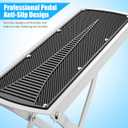 Pedicure Foot Rest, Adjustable Foot Stand with Non-Slip, Toe Separator - Easy at Home, No More Bending or Stretching, Beauty Pedicure Kit, White