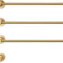 Swiss Madison Claire 3-Bar Electric Towel Warmer Heated Towel Racks for Bathroom in Brushed Gold