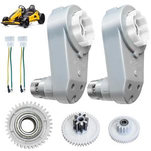 Pair of 24Volt RS775 Fast Motor Gearbox for Power Wheels Motor Upgrade,2PCS 12V-24V High Torque 775 DC Motors for Kids Ride on Toy Cars Replacement Parts Gear Upgrade