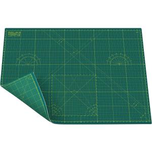 Cutting Mat A0 around 36" x 48", Self Healing cutting mat Double Sided 5-Ply Cutting Mats for Crafts, Fabric, Sewing, Quilting, Workbench, Scrapbooking, Projects, Green/Green -Shiny Merry