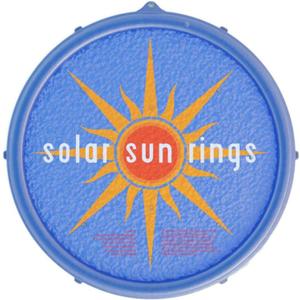 Solar Sun Rings 60 Inch Above Ground or Inground Swimming Pool Hot Tub Spa Heating Accessory Circular Heater Solar Cover, Blue (Cover Only)