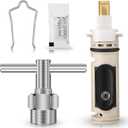 Enhon 1 Pack 1222 Replacement Cartridge Compatible with Moen with Puller, Tub Shower Cartridge Replacement Kit Compatible with Posi temp Faucet, Shower Repair Tool