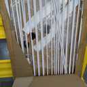 51" Extra Tall Cat Gate 30"-49.27" Wide, Auto Close, Pressure Mounted, for Cats & Small Dogs, Hallway, Stairs, Kitchen, Not Baby Gate,White