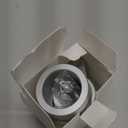 Anovo Flag Pole Rings, Aluminum Alloy Flag Pole Clips Swivels 360 Rotating Anti-Wrap Mounting Ring with Carabiner, Flag Pole Kit Parts (:1 Inch -Pack of 2 (Silver)