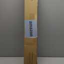 KAMANINA Wood Double Curtain Rod for Windows 66 to 120 Inches (5.5-10 Feet), 1 Inch Heavy Duty Long Curtain Rods for Windows, Wood Grain Telescoping Drapery Rods with End Caps