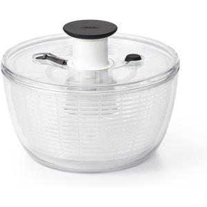OXO Good Grips Little Salad & Herb Salad Spinner, Fruit Washer and Lettuce Spinner (Small, Clear)