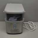 Frigidaire Countertop Crunchy Chewable Nugget Ice Maker, Compact, 33lbs per Day, Metallic Finish (Stainless)