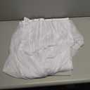 Suppromo 6ft White Tulle Table Skirt for Rectangle Tables or Round Tables Tutu Table Skirt White Ruffle Table Cloths for Wedding Bridal Shower Birthday Party Desk Skirt Decorations (72" x 30" (6FT))