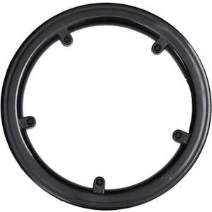 Bike Chain Guard Bicycle Chain Wheel Protector Portable with 5 Holes Sprocket Cover Mountain Bike for BMX Bikes Repair Parts (Black)