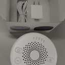 Sound Machine Easysleep White Noise Machine with 25 Soothing Sounds and Night Lights with Memory Function 32 Levels of Volume and 5 Sleep Timer Powered by AC or USB for Sleeping Relaxation (White)