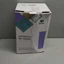 IMIPAW Automatic Cat Feeder, 3L Timed Pet Dry Food Dispenser with Clog-Free Design, Programmable, Dual Power Supply, Desiccant Bags, Auto Feeder for Cats, 1-6 Meals Per Day, with Stainless Steel (White Black)