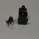 EaseLife Sliding Barn Door Bottom Floor Guide,Adjustable Roller,Wall Mount System,Flush Flat Bottom Design,8 Assemble Setup Options,Fit All Size Door,Black