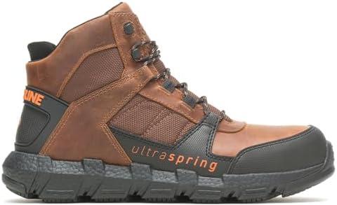 WOLVERINE Men's Rev Ultraspring DuraShocks CarbonMax Vent Mid Industrial Boot, Size 13