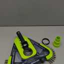 Upgrade Pool Vacuum Head with Wheels & Side Brushes, Universal Rotatable Hose Adapter, Weighted Triangular Shape, for Inground/Above Ground Swimming Pools, Sepetrel