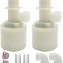 Water Float Valve, Water Level Control Water Tank Traditional Float Valve Upgrade 2 PCS(3/4", up inlet)