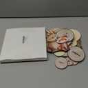 12Pcs Woodland Animal Figurines and Wooden Table Signs Enchanted Forest Decor Rustic Tiered Tray Centerpieces for Baby Shower Birthday Camp Party Supplies Cake and Tabletop Decoration (Forest Animal)