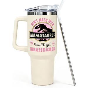 Gifts for Mom from Daughter, Son for Mothers Day, Christmas, Birthday - Birthday Gifts for Moms, Birthday Present for moms, Happy Birthdays Mom - Mother Tumbler 40Oz Stainless Steel Coffee Cup